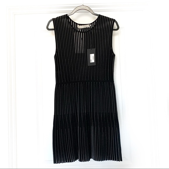 NWT Dion Lee Knit Lustrate Godet Pleat Mini Dress - Picture 7 of 10